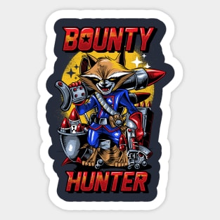 Trash Panda Bounty Hunter Sticker